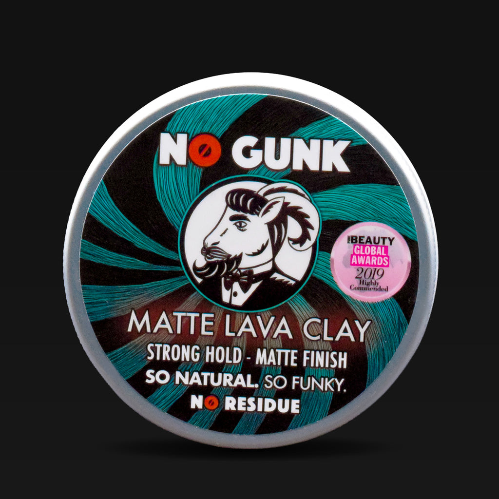 NO GUNK Natural Hair Clay Matte Lava Clay front